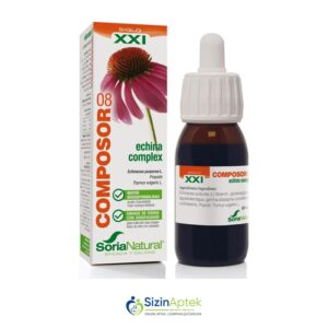 Komposor 8 " Echina Complex " 50 ml Компосор 8 " Echina Complex " 50 мл Soria natural,S.A. Tərkibi: Exinaseyanın quru ekstraktı.Propolis tinkturasıKəklikotunun efir yağı.Bitki qliserini.Flavonoidlər, Efir yağı, Qəhvənin törəmələri Farmakoloji Təsiri: Homepatik Vahidi: FLAKON İstehsalcı Ölkə: İSPANİYA [  Komposor qiymet catdirilma / qiyməti çatdırılma Baku /  aptek onlayn online  ]
