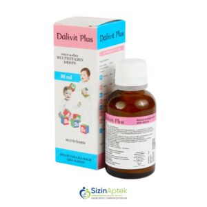 Dalivit Plus damcı 30 ml Даливит Плюс капли 30 мл Tərkibi: Vitamin A, Vitamin D3, Vitamin B1, Vitamin B2, Vitamin B6, Vitamin B3, Vitamin B5, Vitamin C Farmakoloji Təsiri: Polivitamin Vahidi: Flakon İstehsalcı Ölkə: İtaliya İstehsalcı Firma: Gricar [  Dalivit qiymet catdirilma / qiyməti çatdırılma Baku /  aptek onlayn online  ]