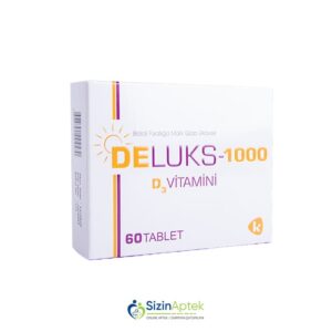 Deluks D vitamini – 1000 [  Deluks D qiymet catdirilma / qiyməti çatdırılma Baku /  aptek onlayn online  ] 