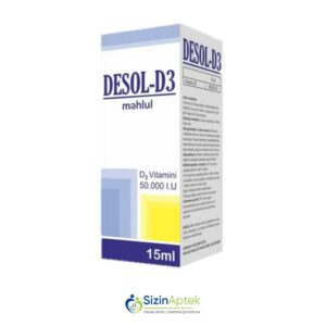 Desol-D3 15 ml (Damla) (Türkiyə) Десол Д3 50 000 BV [  Desol qiymet catdirilma / qiyməti çatdırılma Baku /  aptek onlayn online  ]