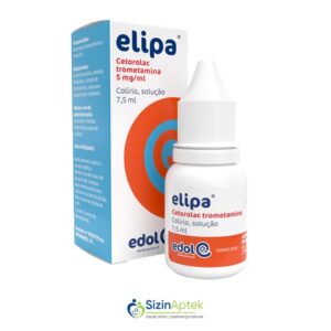 Elipa 0.5% 10 ml (göz damcısı) Элипа 0.5% 10 мл (глазные капли) Tərkibi: Ketorolak trometamin Farmakoloji Təsiri: İltihab əleyhinə Vahidi: FLAKON İstehsalcı Ölkə: PORTUQALİYA Təsiredicinin miqdarı: Ketorolak trometamin  5 mq [  Elipa qiymet catdirilma / qiyməti çatdırılma Baku /  aptek onlayn online  ]