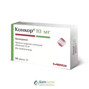 Konkor 10 mq N50 Конкор 10 мг N50 Tərkibi: Bisoprolol Farmakoloji Təsiri: Beta1 - adrenoblokator Vahidi: TABLET İstehsalcı Ölkə: GER Təsiredicinin miqdarı:Bisoprolol  10 mq[  Konkor qiymet catdirilma / qiyməti çatdırılma Baku /  aptek onlayn online  ]