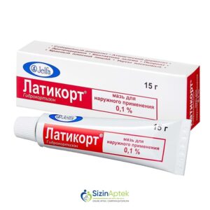 Latikort 0.1 % 15 q Латикорт 0.1 % 15 г Tərkibi: Hidrokortizon Farmakoloji Təsiri: Qlükokortikosteroid Vahidi: TÜB İstehsalcı Ölkə: POLŞA Təsiredicinin miqdarı: Hidrokortizon  1 mq[  Latikort qiymet catdirilma / qiyməti çatdırılma Baku /  aptek onlayn online  ]