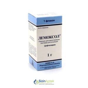 Лемоксол 1 г N1 Lemoksol 1 q N1 Tərkibi: Seftazidim Farmakoloji Təsiri: Antibiotik Vahidi: AMPUL İstehsalcı Ölkə: YUNANISTAN Təsiredicinin miqdarı: Seftazsidim  1 q [  Lemoksol qiymet catdirilma / qiyməti çatdırılma Baku /  aptek onlayn online  ]
