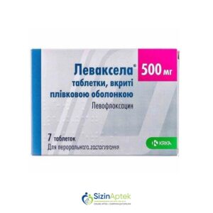 Levaksela 500 mq N7 Леваксела 500 мг N7 Tərkibi: Levofloksacin Farmakoloji Təsiri: Antibiotik Vahidi: TABLET İstehsalcı Ölkə: SLOVENIYA İstehsalcı Firma: KRKA Təsiredicinin miqdarı: Levofloksacin  500 mq [  Levaksela qiymet catdirilma / qiyməti çatdırılma Baku /  aptek onlayn online  ]