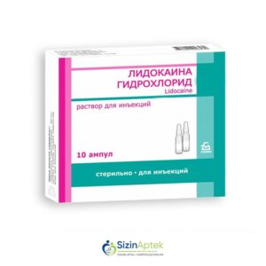 Lidokain 1% 4ml N10 Лидокаин 1% 4ml N10 Tərkibi: Lidokain hidroxlorid Farmakoloji Təsiri: Yerli anesteziyaedici, antiaritmik Vahidi: AMPUL İstehsalcı Ölkə: BELÇİKA Təsiredicinin miqdarı: Lidokain 1% [  Lidokain qiymet catdirilma / qiyməti çatdırılma Baku /  aptek onlayn online  ]