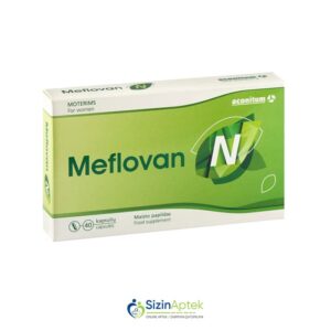 Meflovan N N40 Мефлован N N40 Tərkibi: Soya izoflavonoidləri ekstraktı Farmakoloji Təsiri: Klimaks əleyhinə Vahidi: Kapsula İstehsalcı Ölkə: LİTVA Təsiredicinin miqdarı: Soya izoflavonoidləri ekstraktı  40 mq [  Meflovan qiymet catdirilma / qiyməti çatdırılma Baku /  aptek onlayn online  ]
