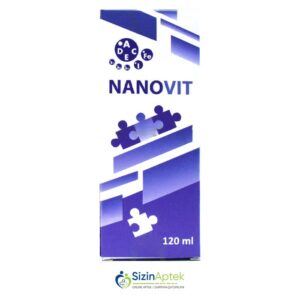 Nanovit şərbət 120 ml Нановит сироп 120 мл Tərkibi: A vitamini E vitamini D vitamini B1 vitamini B6 vitamini B12 vitamini C vitamini Dəmir sulfat Yod Farmakoloji Təsiri: Polivitamin, mineral Vahidi: FLAKON İstehsalcı Ölkə: AZƏRBAYCAN [  Nanovit qiymet catdirilma / qiyməti çatdırılma Baku /  aptek onlayn online  ]