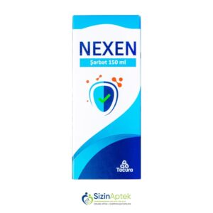 Neksen şərbət 150 ml (Nexen) Нексен сироп 150 мл Tərkibi: Beta qlükan Selen Sink C vitamini E vitamini Farmakoloji Təsiri: Polivitamin, mineral Vahidi: SIROP İstehsalcı Ölkə: TÜRKİYƏ  [  Neksen qiymet catdirilma / qiyməti çatdırılma Baku /  aptek onlayn online  ]