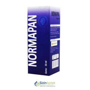 Normapan damcı 50 ml Нормапан капли 50 мл Tərkibi: QAYT B8 vitamini Qlisin B6 vitamini Maqnezium Farmakoloji Təsiri: Nootrop, neyrometabolik Vahidi: FLAKON İstehsalcı Ölkə: TÜRKİYƏ  [  Normapan qiymet catdirilma / qiyməti çatdırılma Baku /  aptek onlayn online  ]