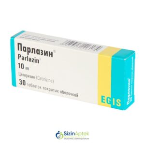 Parlazin 10 mq N30 Парлазин 10 мг N30 Tərkibi: Setirizin Farmakoloji Təsiri: Allergiya əleyhinə Vahidi: TABLET İstehsalcı Ölkə: MACARISTAN İstehsalcı Firma: Egis Təsiredicinin miqdarı: Setirizin  10 mq [  Parlazin qiymet catdirilma / qiyməti çatdırılma Baku /  aptek onlayn online  ]
