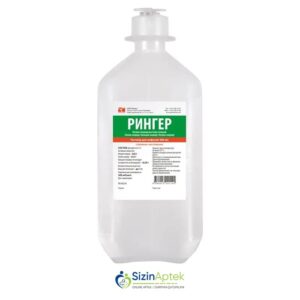 Ringer məhlulu 500 ml (infuziya üçün məhlul) Раствор Рингера 500 мл (раствор для инфузий) Tərkibi: Natrium xlorid Kalsium xlorid Kalium xlorid Farmakoloji Təsiri: Plazmaəvəzedici Vahidi: FLAKON İstehsalcı Ölkə: UKRAYNA Təsiredicinin miqdarı: Natrium xlorid  8.6 mq/ml  Kalsium xlorid  0.33 mq/ml Kalium xlorid  0.3 mq/ml [  Ringer qiymet catdirilma / qiyməti çatdırılma Baku /  aptek onlayn online  ]