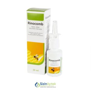 Rinokomb 30 ml (burun spreyi) Rinocomb Ринокомб 30 мл (спрей для носа) Tərkibi: N asetilsistein Propolisin sulu qliserinli duru ekstraktı Mərzə yağı Reyhan yağı Natrium xlorid Natrium hidroksid Farmakoloji Təsiri: İltihab əleyhinə, mikrob əleyhinə Vahidi: FLAKON İstehsalcı Ölkə: Serbiya  [  Rinokomb qiymet catdirilma / qiyməti çatdırılma Baku /  aptek onlayn online  ]