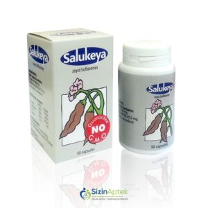 Salukeya N50 Салукея N50 Onaqra yağı (Evening primrose oil 10% GLA 500 mg) 50 mq GLA Soya (Glycine max L.) İzoflavonlar 40% 35 mq (40% Isoflavones 35 mg) 87.5 mq Vitamin E asetat (D-alpha tocopherol 67%) 2.5 mq Qadınlarda hormonal balansı tənzimləmək üçün tövsiyə olunan bioloji fəallığa malik qida əlavəsi. İSTEHSALÇI: HC CLOVER, Spain [  Salukeya qiymet catdirilma / qiyməti çatdırılma Baku /  aptek onlayn online  ]