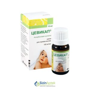 Sevikap damcı 10 ml Цевикап капли 10 мл Tərkibi: C vitamini Farmakoloji Təsiri: Vitamin Vahidi: FLAKON İstehsalcı Ölkə: POLŞA Təsiredicinin miqdarı: C vitamini  100 mq/ml  [  Sevikap qiymet catdirilma / qiyməti çatdırılma Baku /  aptek onlayn online  ]