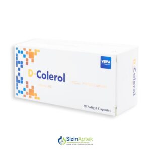 D-Kolerol 5000 BV N28 (D-Colerol) D-Колерол 5000 МЕ N28 Tərkibi: D vitamini Farmakoloji Təsiri: Vitamin Vahidi: Kapsul  İstehsalcı Ölkə: Türkiyə Təsiredicinin miqdarı: D vitamini  5000 BV [  D-Kolerol qiymet catdirilma / qiyməti çatdırılma Baku /  aptek onlayn online  ]