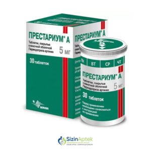 Prestarium 5 mq N30 Престариум 5 мг N30 Tərkibi: Perindopril arginin Farmakoloji Təsiri: Hipotenziv Vahidi: TABLET İstehsalcı Ölkə: FRANSA Təsiredicinin miqdarı: Perindopril arginin 5 mq [  Prestarium qiymet catdirilma / qiyməti çatdırılma Baku /  aptek onlayn online  ]