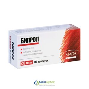 Biprol 10 mq N30 Бипрол 10 мг N30 Tərkibi: Bisoprolol Farmakoloji Təsiri: Hipotenziv Vahidi: TABLET İstehsalcı Ölkə: RUSİYA Təsiredicinin miqdarı: Bisoprolol  10 mq [  Biprol qiymet catdirilma / qiyməti çatdırılma Baku /  aptek onlayn online  ]