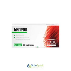 Biprol 5 mq N30 Бипрол 5 мг N30 Tərkibi: Bisoprolol Farmakoloji Təsiri: Hipotenziv Vahidi: TABLET İstehsalcı Ölkə: RUSİYA Təsiredicinin miqdarı: Bisoprolol  5 mq [  Biprol qiymet catdirilma / qiyməti çatdırılma Baku /  aptek onlayn online  ]