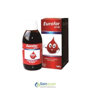 Eurofar damcı 20 ml Эурофар капли 20 мл Tərkibi: Dəmir C vitamini Farmakoloji Təsiri: Antianemik Vahidi: Flakon İstehsalcı Ölkə: Türkiyə Təsiredicinin miqdarı: Dəmir  8.5 mq C vitamini  50 mq [  Eurofar qiymet catdirilma / qiyməti çatdırılma Baku /  aptek onlayn online  ]