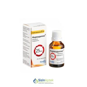 Farmadipin damcı 2% 25 ml Фармадипин капли 2% 25 мл Tərkibi: Nifedipin Farmakoloji Təsiri: Hipotenziv Vahidi: FLAKON İstehsalcı Ölkə: UKRAYNA Təsiredicinin miqdarı: Nifedipin  20 mq/ml [  Farmadipin qiymet catdirilma / qiyməti çatdırılma Baku /  aptek onlayn online  ]