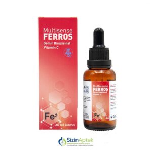 Multisense Ferros damcı 30 ml Мультисенсе Феррос капли 30 мл Tərkibi: C vitamini Dəmir Farmakoloji Təsiri: Antianemik Vahidi: FLAKON İstehsalcı Ölkə: TÜRKİYƏ Təsiredicinin miqdarı: C vitamini  300 mq  Dəmir  17 mq  [  Ferros qiymet catdirilma / qiyməti çatdırılma Baku /  aptek onlayn online  ]
