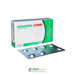 Genopril Kombi N28 Геноприл Комби N28 Tərkibi: Ramipril Hidroxlortiazid Farmakoloji Təsiri: Hipotenziv, diuretik Vahidi: TABLET İstehsalcı Ölkə: Türkiyə İstehsalcı Firma: Biofarma Təsiredicinin miqdarı: Ramipril  5 mq  Hidroxlortiazid  25 mq  [  Genopril qiymet catdirilma / qiyməti çatdırılma Baku /  aptek onlayn online  ]