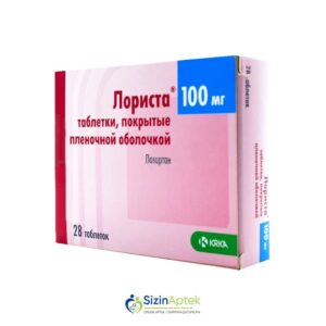 Lorista 100mq N28 Лориста 100мг N28 Tərkibi: Lozartan Farmakoloji Təsiri: Hipotenziv Vahidi: TABLET İstehsalcı Ölkə: SLOVENIYA İstehsalcı Firma: KRKA Təsiredicinin miqdarı: Lozartan 100mq [  Lorista qiymet catdirilma / qiyməti çatdırılma Baku /  aptek onlayn online  ]