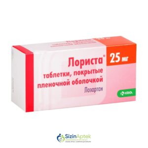 Lorista 25 mq N28 Лориста 25 мг N28 Tərkibi: Lozartan Farmakoloji Təsiri: Hipotenziv Vahidi: TABLET İstehsalcı Ölkə: SLOVENIYA İstehsalcı Firma: KRKA Təsiredicinin miqdarı: Lozartan  25 mq [  Lorista qiymet catdirilma / qiyməti çatdırılma Baku /  aptek onlayn online  ]