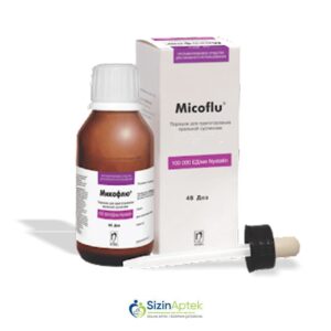 Mikoflu 48 doza (toz) Микофлю 48 доз (порошок) Tərkibi: Nistatin Farmakoloji Təsiri: Göbələk əleyhinə Vahidi: FLAKON İstehsalcı Ölkə: HİNDİSTAN Təsiredicinin miqdarı: Nistatin  100000 TV [  Mikoflu  qiymet catdirilma / qiyməti çatdırılma Baku /  aptek onlayn online  ]