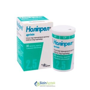 Noliprel arginin 2.5 mq N30 Нолипрел аргинин 2.5 мг N30 Tərkibi: Perindopril arginin Indapamid Farmakoloji Təsiri: AÇF inhibəedici, diuretik, hipotenziv Təsiredicinin miqdarı: Perindopril arginin  2.5 mq Indapamid  0.625 mq [  Noliprel qiymet catdirilma / qiyməti çatdırılma Baku /  aptek onlayn online  ]