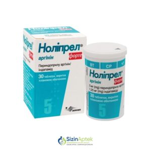 Noliprel forte 5 mq N30 Нолипрел форте 5 мг N30 Tərkibi: Perindopril, İndapamid Farmakoloji Təsiri: Hipotenziv Təsiredicinin miqdarı: Perindopril  5 mq İndapamid  1.25 mq [  Noliprel qiymet catdirilma / qiyməti çatdırılma Baku /  aptek onlayn online  ]