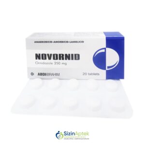 Novornid 250 mq N20 Новорнид 250 мг N20 Tərkibi: Ornidazol Farmakoloji Təsiri: Antibakterial, protozoy əleyhinə Vahidi: TABLET İstehsalcı Ölkə: TÜRKİYƏ İstehsalcı Firma: Abdi İbrahim Təsiredicinin miqdarı: Ornidazol  250 mq  [  Novornid qiymet catdirilma / qiyməti çatdırılma Baku /  aptek onlayn online  ]