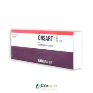 Onsart 16 mq N28 Онсарт 16 мг N28 Tərkibi: Kandesartan sileksetil Farmakoloji Təsiri: Antihipertenziv Vahidi: TABLET İstehsalcı Ölkə: TÜRKİYƏ İstehsalcı Firma: Abdi İbrahim Təsiredicinin miqdarı: Kandesartan sileksetil 16 mq   [  Onsart qiymet catdirilma / qiyməti çatdırılma Baku /  aptek onlayn online  ]