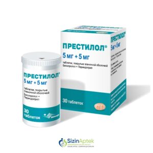 Prestitol 5 mq/5 mq N30 Преститол 5 мг/5 мг N30 Tərkibi: Bisoprolol fumarat, Perindopril arginin Farmakoloji Təsiri: Hipotenziv Vahidi: TABLET İstehsalcı Ölkə: FRANSA Təsiredicinin miqdarı: Bisoprolol fumarat  5 mq Perindopril arginin  5 mq[  Prestitol qiymet catdirilma / qiyməti çatdırılma Baku /  aptek onlayn online  ]