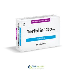 Terfalin 250 mq N14 Терфалин 250 мг N14 Tərkibi: Terbinafin Farmakoloji Təsiri: Göbələk əleyhinə Vahidi: TABLET İstehsalcı Ölkə: TÜRKİYƏ Təsiredicinin miqdarı: Terbinafin  250 mq [  Terfalin qiymet catdirilma / qiyməti çatdırılma Baku /  aptek onlayn online  ]