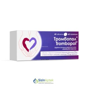 Trombopol 75 mq N60 Тромбопол 75 мг N60 Tərkibi: Asetilsalisil, turşusu Farmakoloji Təsiri: Antitrombotik Vahidi: TABLET İstehsalcı Ölkə: POLŞA Təsiredicinin miqdarı: Asetilsalisil turşusu  75 mq [  Trombopol qiymet catdirilma / qiyməti çatdırılma Baku /  aptek onlayn online  ]