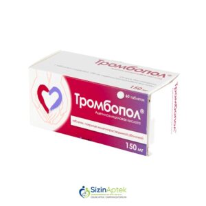 Trombopol 150 mq N60 Тромбопол 150 мг N60 Tərkibi: Asetilsalisil, turşusu Farmakoloji Təsiri: Antitrombotik Vahidi: TABLET İstehsalcı Ölkə: POLŞA Təsiredicinin miqdarı: Asetilsalisil turşusu 150 mq [  Trombopol qiymet catdirilma / qiyməti çatdırılma Baku /  aptek onlayn online  ]