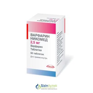 Varfarin 2.5 mq N50 Варфарин 2.5 мг N50 Tərkibi: Varfarin natrium Farmakoloji Təsiri: Antikoaqulyant Vahidi: TABLET İstehsalcı Ölkə: AVSTRİYA Təsiredicinin miqdarı: Varfarin natrium  2.5 mq [  Varfarin qiymet catdirilma / qiyməti çatdırılma Baku /  aptek onlayn online  ]
