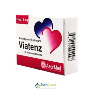 Viatenz 5 mq/5 mq N30 Виатенз 5 мг/5 мг N30 Tərkibi: Amlodipin Lizinopril Farmakoloji Təsiri: Hipotenziv Vahidi: TAB İstehsalcı Ölkə: Türkiyə İstehsalcı Firma: World Medicine Təsiredicinin miqdarı: Amlodipin  5 mq Lizinopril  5 mq [  Viatenz qiymet catdirilma / qiyməti çatdırılma Baku /  aptek onlayn online  ]