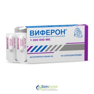 Viferon 1000000 BV N10 Виферон 1000000 МЕ N10 Tərkibi: İnterferon alfa 2b Farmakoloji Təsiri: İmmunomoduləedici Vahidi: ŞAM İstehsalcı Ölkə: RUSİYA Təsiredicinin miqdarı: İnterferon alfa-2b  1 000 000 BV [  Viferon qiymet catdirilma / qiyməti çatdırılma Baku /  aptek onlayn online  ]