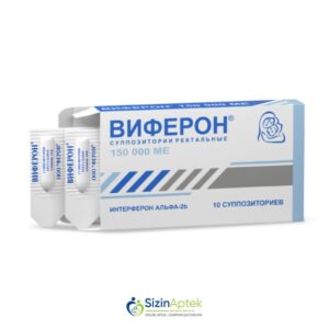 Viferon şamı 150000 BV N10 Свечи Виферон 150000 МЕ N10 Tərkibi: İnterferon alfa 2b Farmakoloji Təsiri: İmmunomoduləedici Vahidi: ŞAM İstehsalcı Ölkə: RUSİYA Təsiredicinin miqdarı: İnterferon alfa-2b  150 000 BV  [  Viferon qiymet catdirilma / qiyməti çatdırılma Baku /  aptek onlayn online  ]