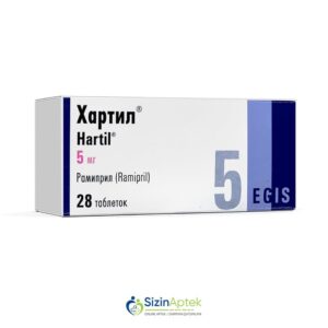 Xartil 5 mq N28 Хартил 5мг N28 Tərkibi: Ramipril Farmakoloji Təsiri: Hipotenziv Vahidi: TABLET İstehsalcı Ölkə: MACARISTAN İstehsalcı Firma: Egis Təsiredicinin miqdarı: Ramipril  5 mq [  Xartil qiymet catdirilma /  qiyməti çatdırılma Baku /  aptek onlayn online  ]