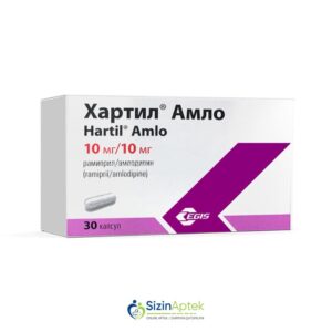 Xartil аmlo 10 mq / 10 mq N30 Хартил амло 10 мг / 10 мг N30 Tərkibi: Ramipril, Amlodipin Farmakoloji Təsiri: Hipotenziv, damar genişləndirici Vahidi:  TABLET İstehsalcı Ölkə: MACARISTAN İstehsalcı Firma: Egis Təsiredicinin miqdarı: Ramipril  10 mq Amlodipin  10 mq [  Xartil qiymet catdirilma / qiyməti çatdırılma Baku /  aptek onlayn online  ]