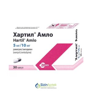 Xartil аmlo 5 mq / 10 mq N30 Хартил амло 5 mq / 10 mq N30  Tərkibi: Ramipril, Amlodipin Farmakoloji Təsiri: Hipotenziv, damar genişləndirici Vahidi: TABLET İstehsalcı Ölkə: MACARISTAN İstehsalcı Firma: Egis Təsiredicinin miqdarı: Ramipril  5 mq Amlodipin  10 mq [  Xartil qiymet catdirilma / qiyməti çatdırılma Baku /  aptek onlayn online  ]
