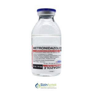 Metronidazole 500 mq 100 ml Метронидазоле 500 мг 100 мл Tərkibi: Metronidazol Farmakoloji Təsiri: Antibakterial, protozoy əleyhinə, xora əleyhinə Vahidi: FL İstehsalcı Ölkə: Almaniya Təsiredicinin miqdarı: Metronidazol  5 mq/ml  [  Metronidazole qiymet catdirilma / qiyməti çatdırılma Baku /  aptek onlayn online  ]