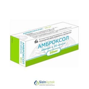 Ambroksol 30 mq N20 Амброксол 30 мг N20 Tərkibi: Ambroksol hidroxlorid Farmakoloji Təsiri: Bəlğəmgətirici Vahidi: TAB İstehsalcı Ölkə: BELÇİKA Təsiredicinin miqdarı: Ambroksol hidroxlorid  30 mq  [  Ambroksol qiymet catdirilma / qiyməti çatdırılma Baku /  aptek onlayn online  ]