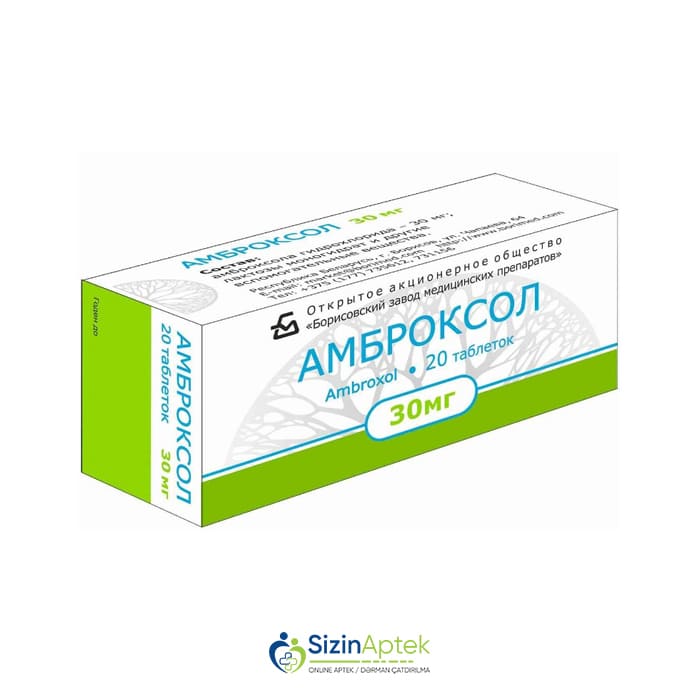 Ambroksol 30 Mq N20 SizinAptek az Ambroksol 30 Mq N20 SizinAptek az