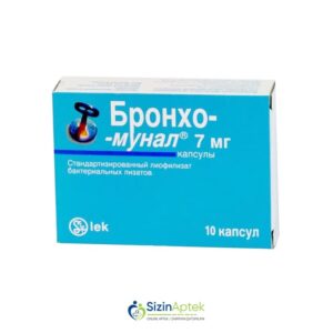 Bronxo-munal 7 mq N10 Бронхо-мунал 7 мг N10 Tərkibi: Bakteriyaların liofilizə olunmuş lizatı Farmakoloji Təsiri: İmmunomodulyator Vahidi: KAPS İstehsalcı Ölkə: SLOVENIYA İstehsalcı Firma: Lek Təsiredicinin miqdarı: Bakteriyaların liofilizə olunmuş lizatı  7 mq [  Bronxo-munal qiymet catdirilma / qiyməti çatdırılma Baku /  aptek onlayn online  ]