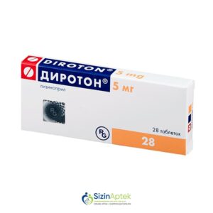 Diroton 5 mq N28 Диротон 5 мг N28 Tərkibi: Lizinopril Farmakoloji Təsiri: Hipotenziv Vahidi: TAB İstehsalcı Ölkə: MACARISTAN Təsiredicinin miqdarı: Lizinopril 5 mq [  Diroton qiymet catdirilma / qiyməti çatdırılma Baku /  aptek onlayn online  ]